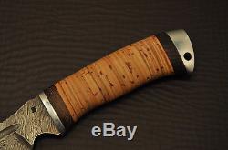 Russian Knife BARS (Damascus steel) Military army USSR hunting