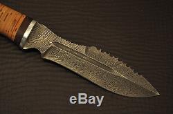 Russian Knife BARS (Damascus steel) Military army USSR hunting