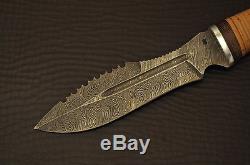 Russian Knife BARS (Damascus steel) Military army USSR hunting