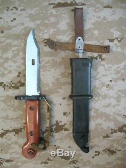 Russian Orange BAKELITE 7.62 BAYONET Scabbard strap 5.45 military knife soviet