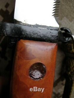 Russian Orange BAKELITE 7.62 BAYONET Scabbard strap 5.45 military knife soviet