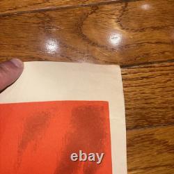 Russian POSTER Under banner of Lenin forward freedom Soviet USSR military Vtg