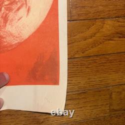 Russian POSTER Under banner of Lenin forward freedom Soviet USSR military Vtg
