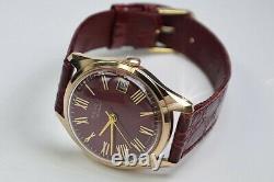 Russian Rose 14k 585 Soviet solid gold Vintage POLET men's watch vw001