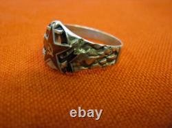 Russian Russia Soviet union Navy Marine VMF Enamel Silver ring