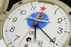 Russian SOVIET SUBMARINE VOSTOK CHRISTOPOL 5-24M NAVY MARINE SHIP WALL CLOCK