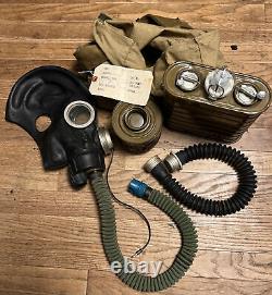 Russian Soviet Air Force Pilots LP-2 Mask DP-2 Filter & PAF Pre-Filter USSR