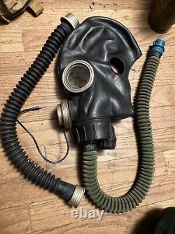 Russian Soviet Air Force Pilots LP-2 Mask DP-2 Filter & PAF Pre-Filter USSR