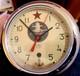 Russian Soviet B Cccp Navy Kauahguyckue Red Star Maritime Submarine Clock & Key