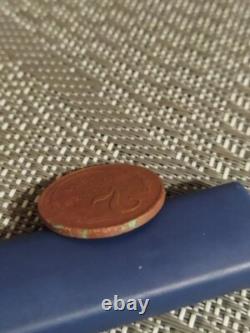 Russian Soviet Copper Coin 2 Kopeks 1924 Plain Edge EXTREMELY RARE