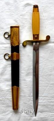 Russian Soviet Navy Dagger Military Army Parade Dirk Bulat Steal Award Medal Pin