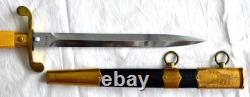 Russian Soviet Navy Dagger Military Army Parade Dirk Bulat Steal Award Medal Pin