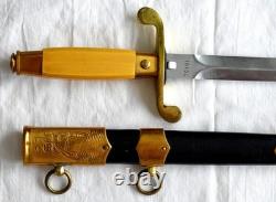 Russian Soviet Navy Dagger Military Army Parade Dirk Bulat Steal Award Medal Pin