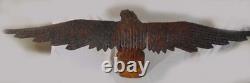 Russian Soviet USSR Carved Wood Bird Eagle Sculpture Chick