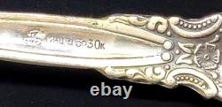 Russian Soviet USSR Melchior MNC Silver Plate Flatware Cutlery 49 Pieces Floral