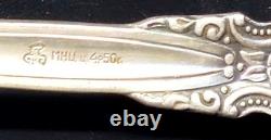 Russian Soviet USSR Melchior MNC Silver Plate Flatware Cutlery 49 Pieces Floral