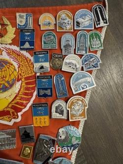 Russian Soviet USSR Pins On Pennant Sports Military Political Cities Lenin