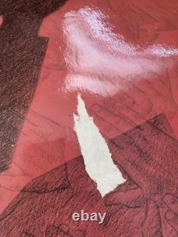 Russian Soviet USSR Propaganda Poster 1926, original Joseph Stalin triptych