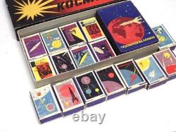 Russian Soviet USSR Space Matchbox Collection GAGARIN VOSTOK 1957 LAIKA RARE Set
