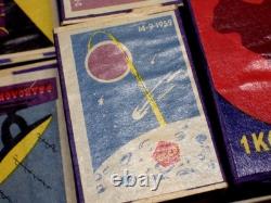 Russian Soviet USSR Space Matchbox Collection GAGARIN VOSTOK 1957 LAIKA RARE Set