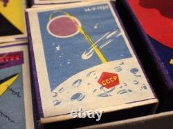 Russian Soviet USSR Space Matchbox Collection GAGARIN VOSTOK 1957 LAIKA RARE Set