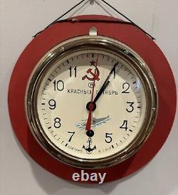 Russian Soviet Union Typhoon-Class Submarine Clock Cold War Limited Edition