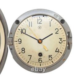 Russian Soviet Vostok Boat Ship Submarine Navy Cabin Maritime Wall Clock USSR