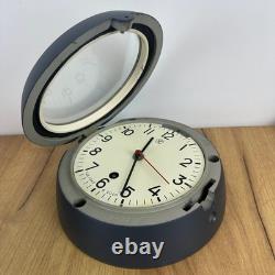 Russian Soviet Vostok Boat Ship Submarine Navy Cabin Maritime Wall Clock USSR