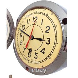 Russian Soviet Vostok Boat Ship Submarine Navy Cabin Maritime Wall Clock USSR