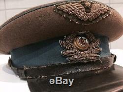 Russian Soviet army uniform cap. Original. 1943 WW-2