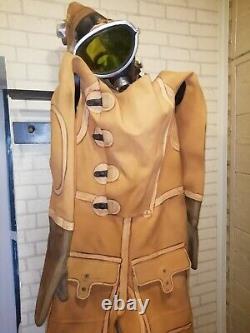 Russian Soviet diver UGK-1 dry type rubber overalls USSR 1960-1980 no used