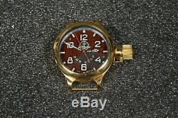 Russian USSR Divers Watch Zlatoust Submarin and Anchor #2 VMF CCCP Gold Case