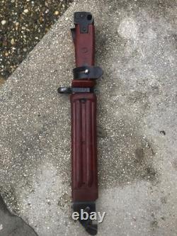 Russian USSR bakelite bayonet sheath hanging knife with Izhevsk marking
