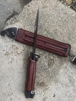 Russian USSR bakelite bayonet sheath hanging knife with Izhevsk marking