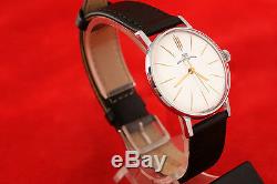 Russian USSR luxury style wrist watch Luch De Luxe 2209 ULTRA SLIM OLD stock