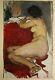 Russian Ukrainian Soviet Oil Painting Realism Female Nude Figure Woman Girl
