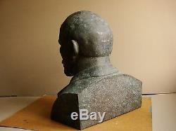 Russian Ukrainian Soviet author's bust BRONZE sculpture LENIN XXXXL monumental