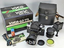 Russian Ussr Kiev-60 Ttl Medium Format Camera + MC Volna-3 Lens, Full Set (2)