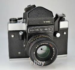 Russian Ussr Kiev-60 Ttl Medium Format Camera + MC Volna-3 Lens, Full Set (2)