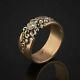 Russian Ring Gold Wide Solid Rose Gold 14k 585 4.4g Ussr Soviet Fine Jewelry