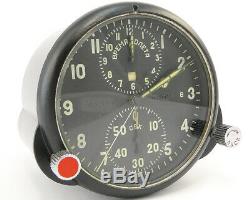 SERVICED! AChS-1 Russian USSR Military Air Force Aircraft Cockpit Clock MIG/SU