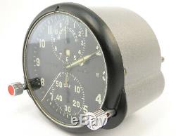 SERVICED! AChS-1 Russian USSR Military Air Force Aircraft Cockpit Clock MIG/SU