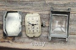 SERVICED! USSR Men's watch ZVEZDA Star TTK-2 1953 Soviet Watch Tank Box. BONUS