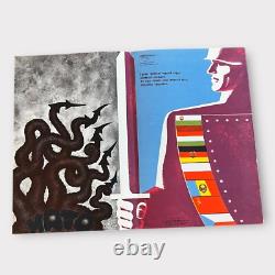 SOVIET RUSSIAN Propaganda Poster Anti-nato USSR vintage 1980s Art