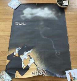 SOVIET RUSSIAN Propaganda Poster Anti-nuclear peace Anti-War USSR vintage 1986