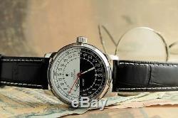 SPUTNIK 24-hour Wrist watch 1957 Soviet Russian history and quality! / Serviced