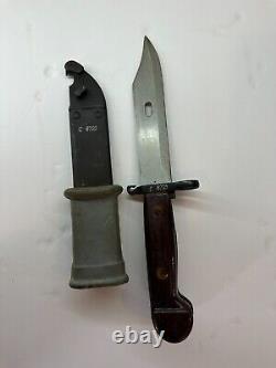 SUPER RARE Tula 1950s Soviet Russia Ak Bayonett Knife Russian With Case