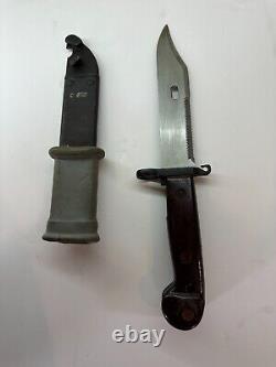 SUPER RARE Tula 1950s Soviet Russia Ak Bayonett Knife Russian With Case