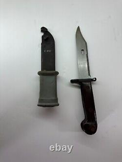 SUPER RARE Tula 1950s Soviet Russia Ak Bayonett Knife Russian With Case