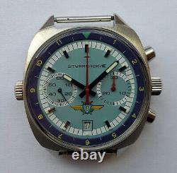 Shturmanskie Vintage USSR Russian Soviet watch Poljot Chronograph 3133 96449